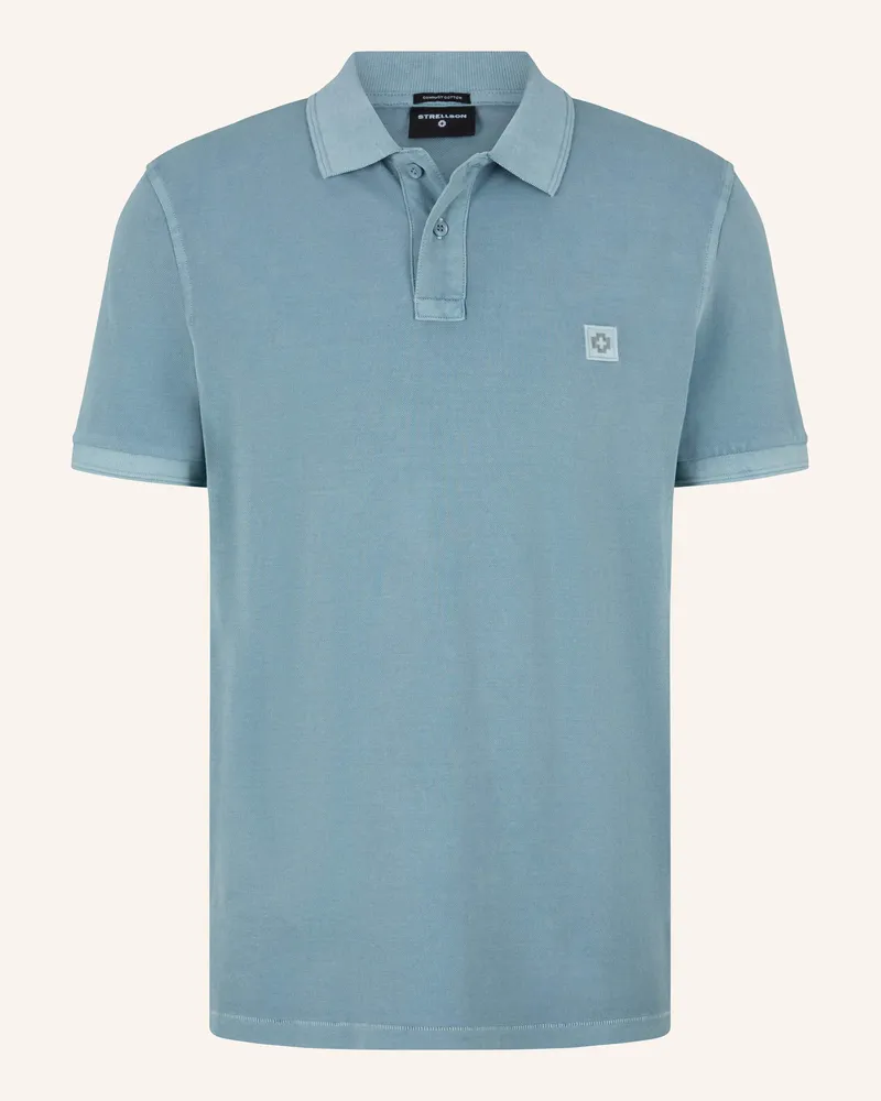 Strellson Poloshirt blau Hellblau
