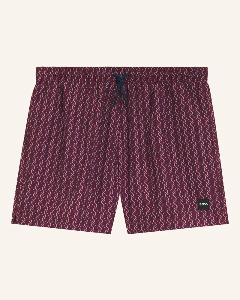 HUGO BOSS Badeshorts Vibe rot Rot