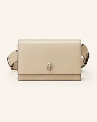 Alexander McQueen Schultertasche SKULL SMALL Beige