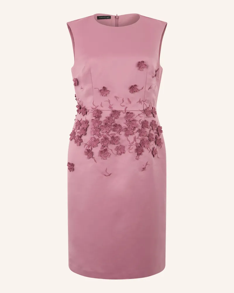 Apart Etuikleid Mit 3d Blumen rosa Rosé