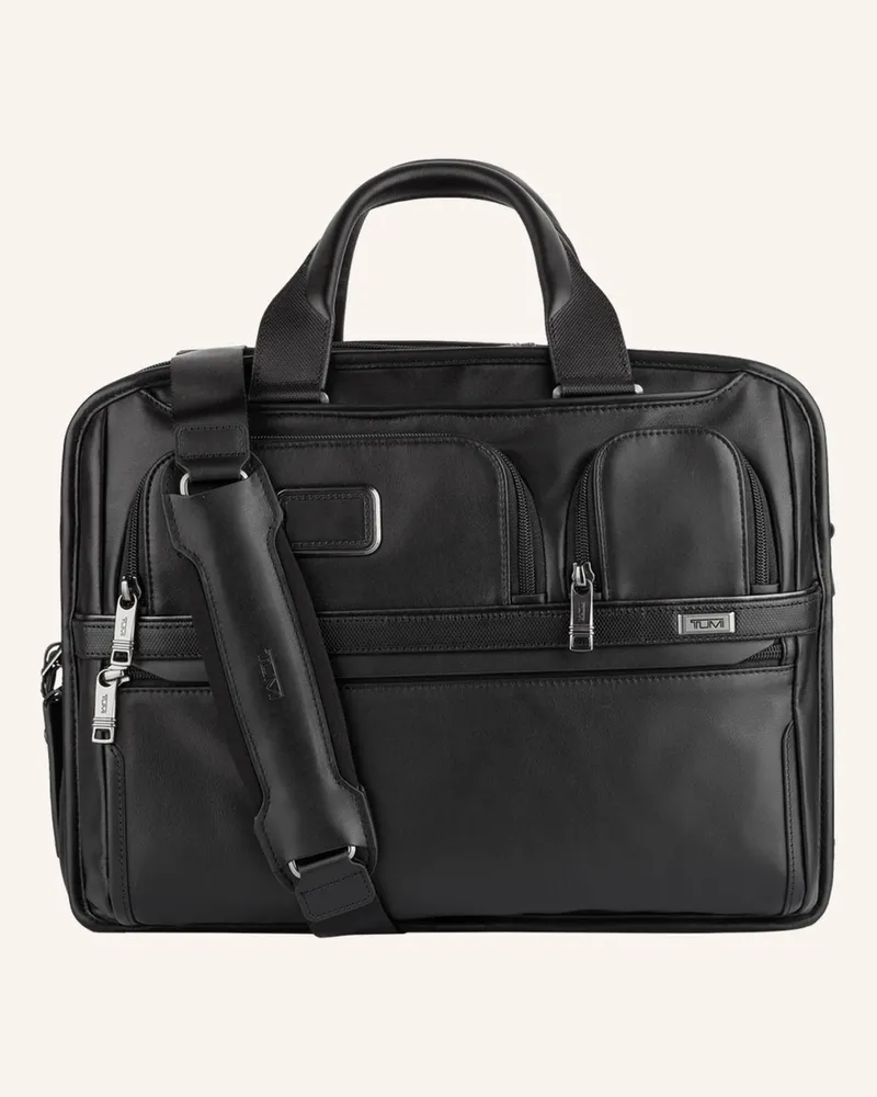 Tumi Alpha 3 Laptop-Tasche Expandable Organizer schwarz Schwarz