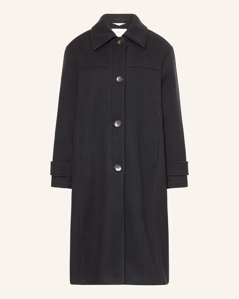 Lanius Wollmantel blau Dunkelblau