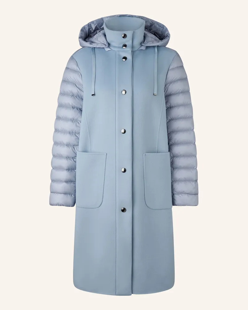 Bogner Daunenmantel ISY-D5 im Materialmix Hellblau