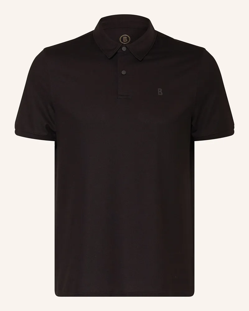 Bogner Piqué-Poloshirt Timo Regular Fit schwarz Schwarz
