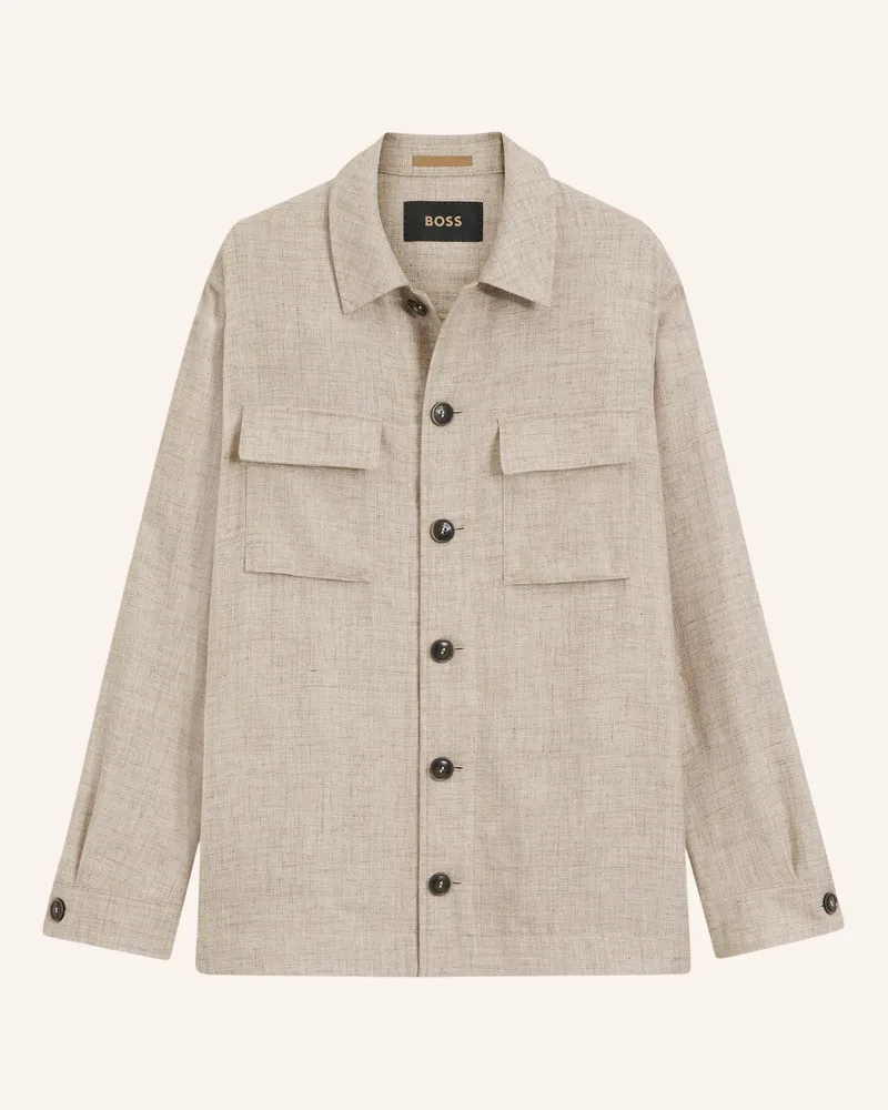 HUGO BOSS Blazer L-Corvin-2pp-251 Regular Fit beige Beige