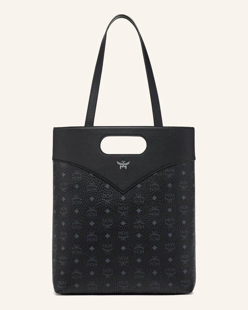 MCM Shopper schwarz Schwarz