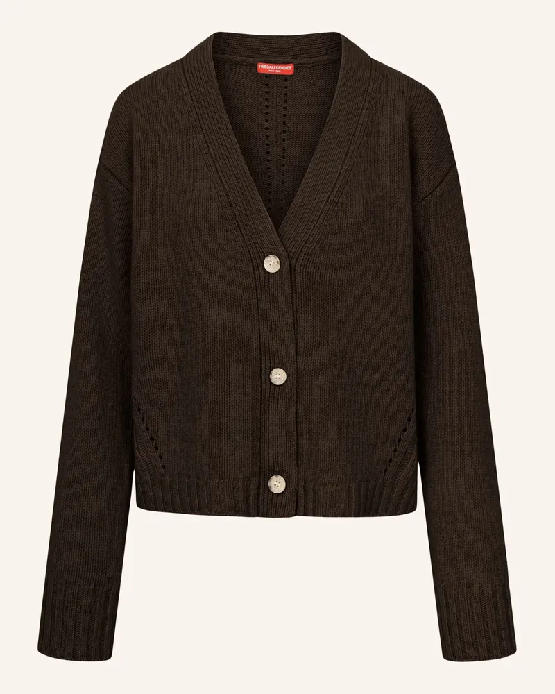 Frieda & Freddies Strickjacke beige Creme