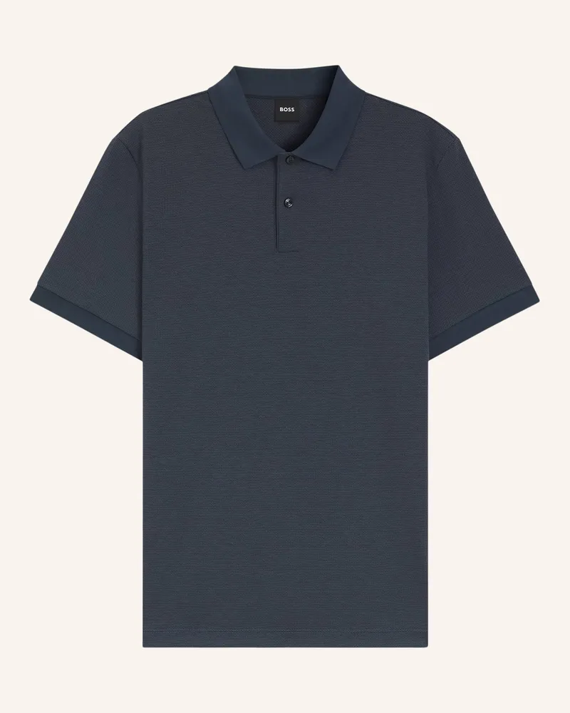 HUGO BOSS Piqué-Poloshirt PARLAY Dunkelblau