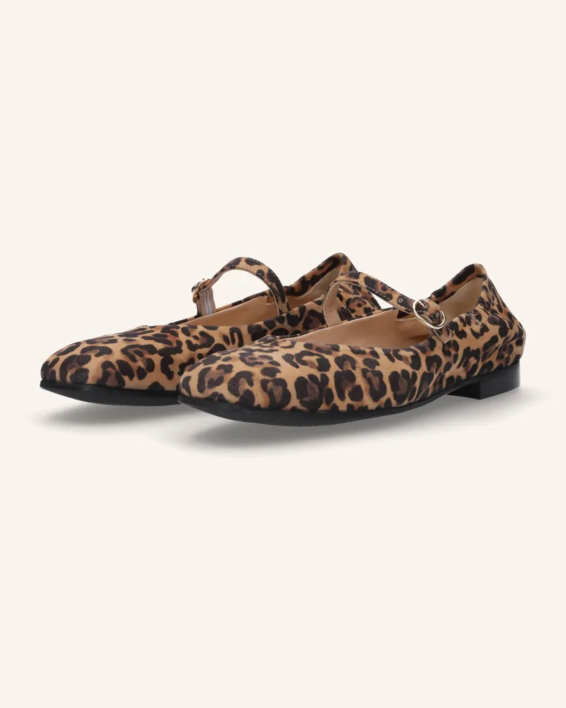 Thea Mika Ballerinas Dunkelbraun