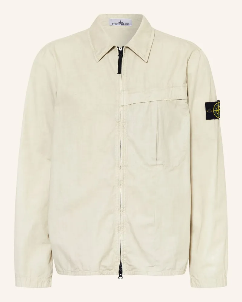 Stone Island Overjacket Weiss