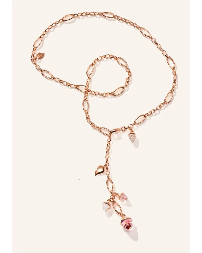 TAMARA COMOLLI Halskette NECKLACE MIKADO DELICATE 51 CM 'BLUSH Rosegold