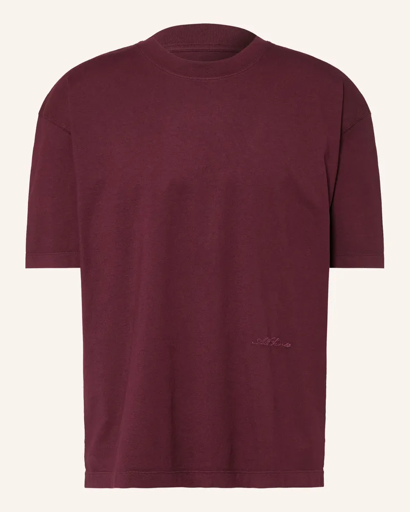 AllSaints T-Shirt Maddox rot Dunkelrot