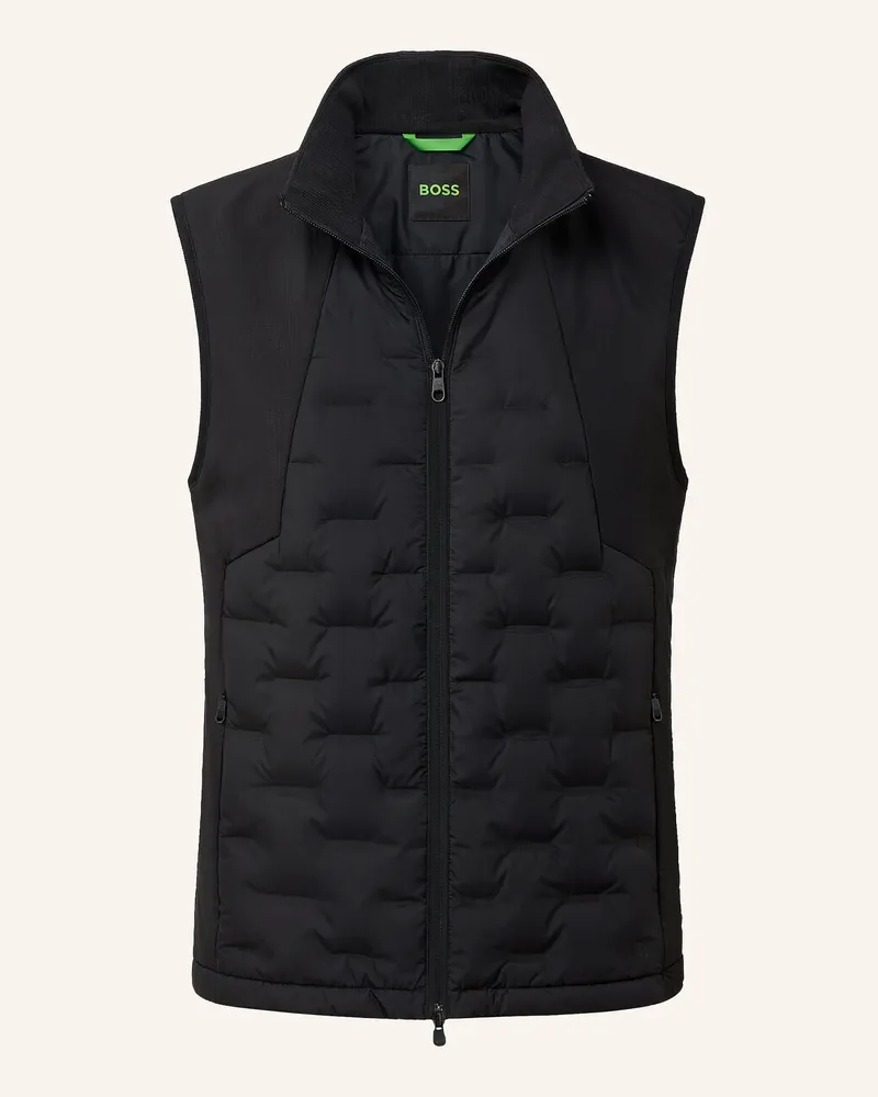 HUGO BOSS Daunenjacke V_T-DOWN VEST Schwarz