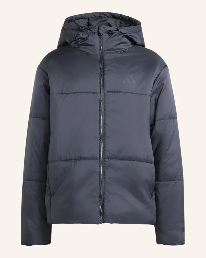 adidas Essentials Highloft Puffer Jacke, Isoliert schwarz Schwarz