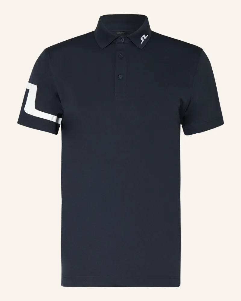 J.Lindeberg Funktions-Poloshirt Dunkelblau