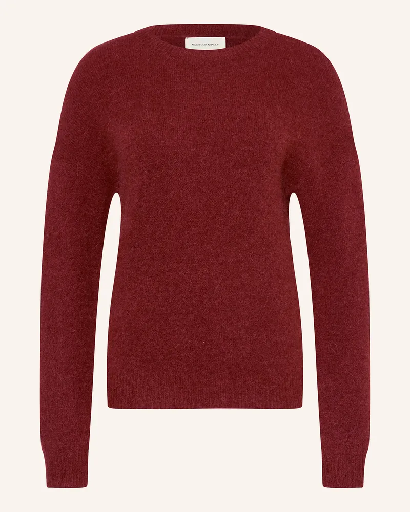 MOSS COPENHAGEN Pullover MSCHEFESTINA HOPE Dunkelrot