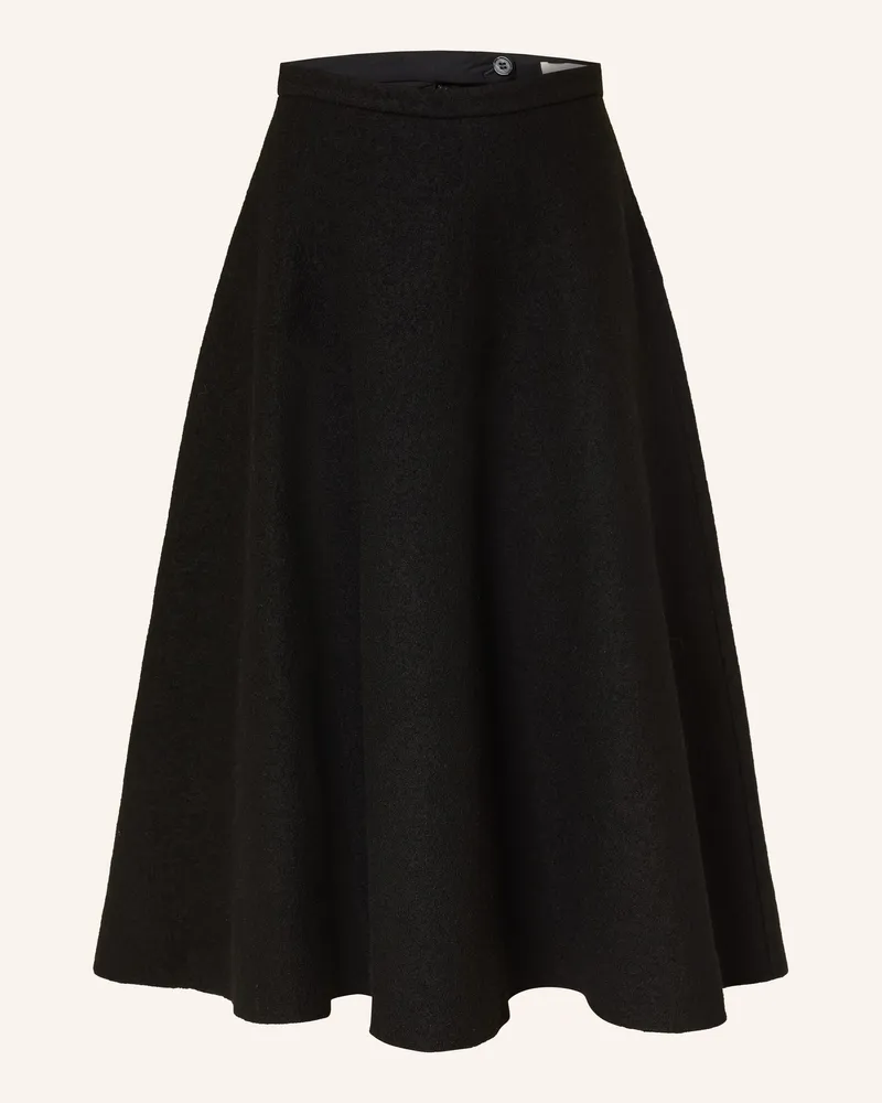 Arket Bouclé-Rock schwarz Schwarz