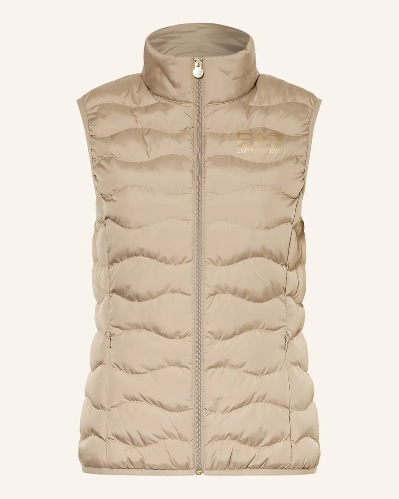 EA7 Funktionsweste TRAIN CORE Beige