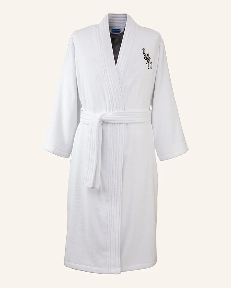 Kenzo Bademantel Kvtiger weiss Weiss