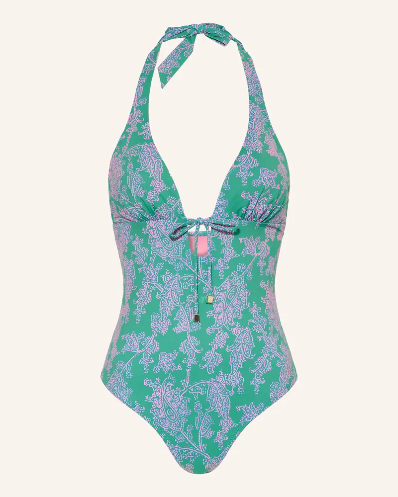Heidi Klein Neckholder-Badeanzug SANTA ROSA Grün