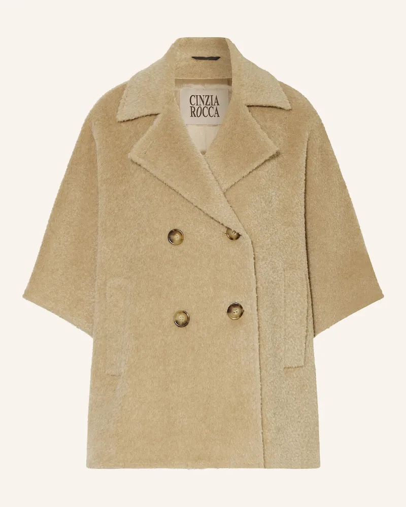 Cinzia Rocca Poncho mit Alpaka Camel