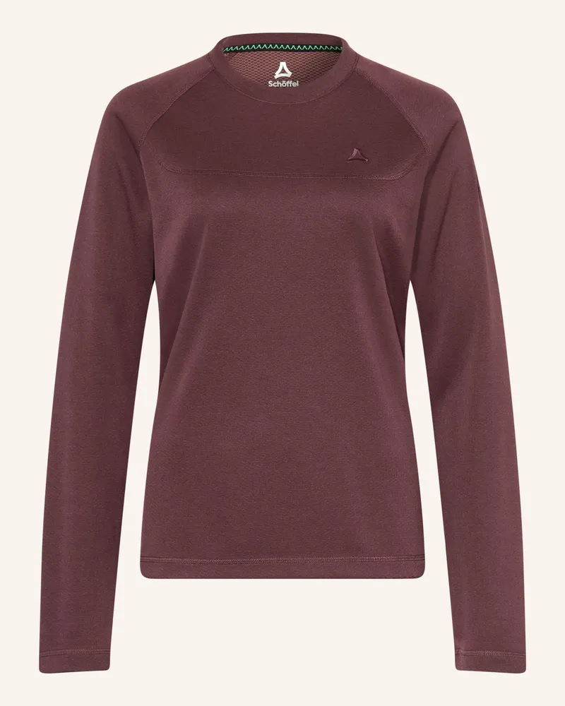 Schöffel Longsleeve Smue rot Dunkelrot