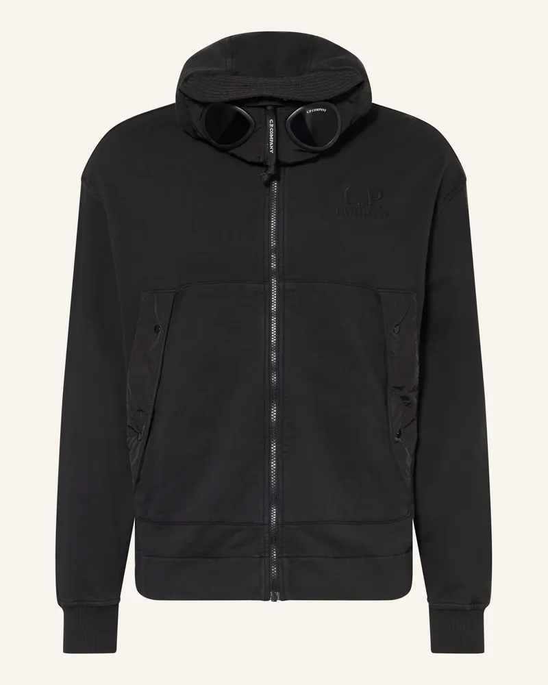 C.P. Company Sweatjacke schwarz Schwarz