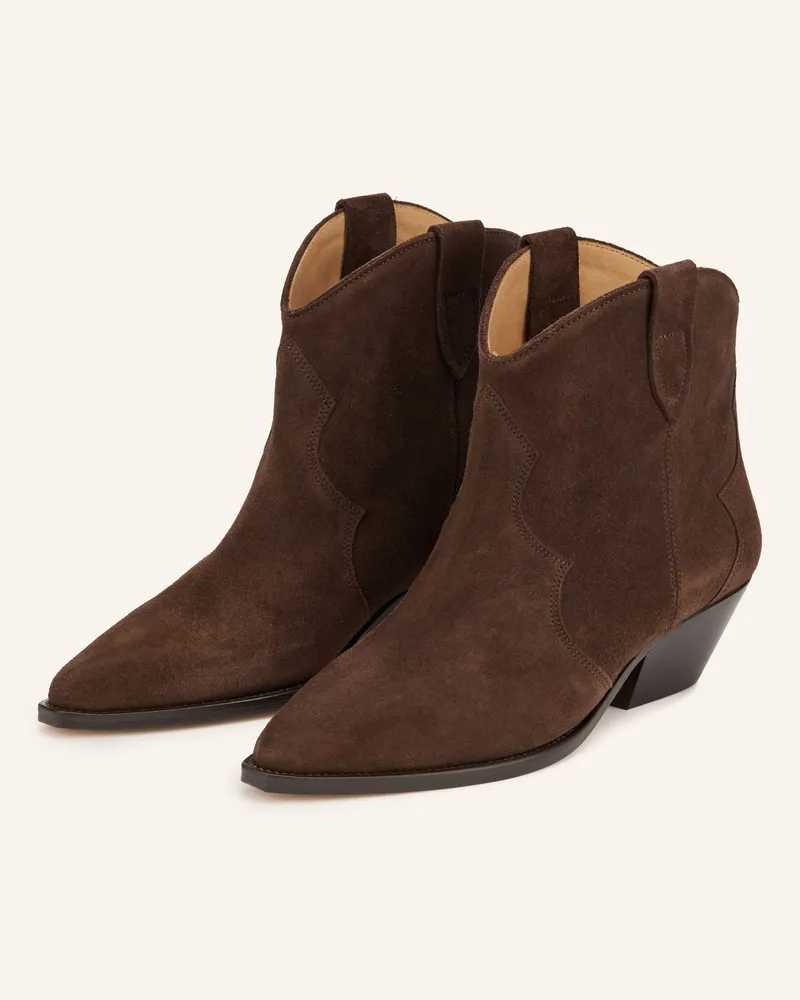 Isabel Marant Cowboy Boots Dewina braun Dunkelbraun