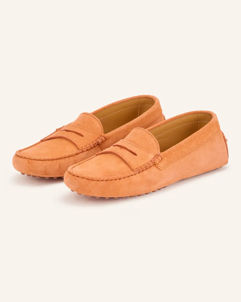 lilienfels Mokassins orange Hellorange