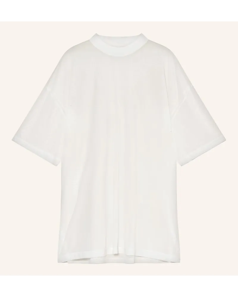 Karo Kauer Oversized-Shirt aus Mesh Weiss