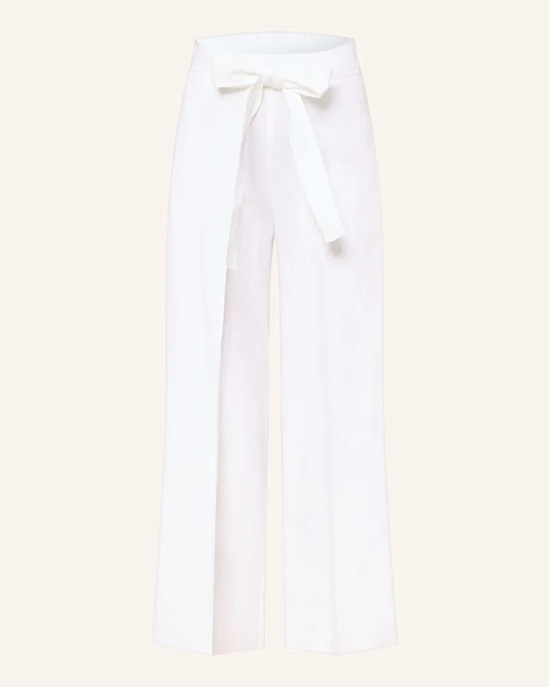 Vilebrequin Marlenehose LAMISS aus Leinen Weiss