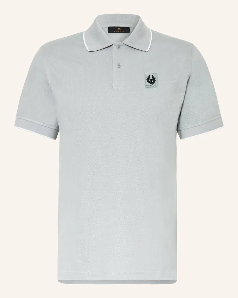 Belstaff Piqué-Poloshirt Blaugrau