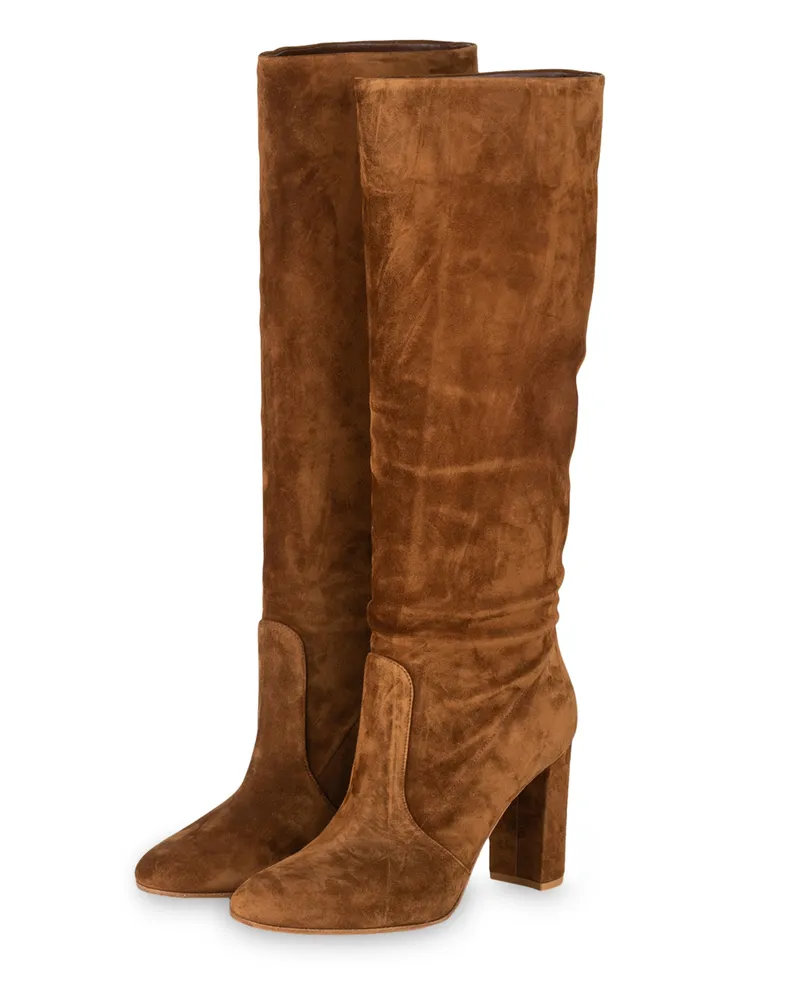 Gianvito Rossi Stiefel Glen braun Braun