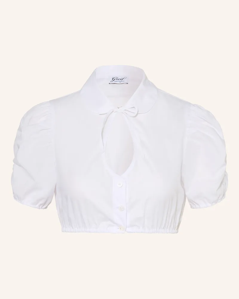 Wallmann Dirndlbluse weiss Weiss