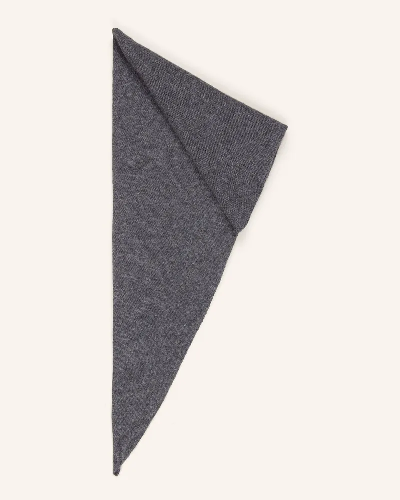 Lisa Yang Dreieckstuch Florianne Aus Cashmere grau Grau