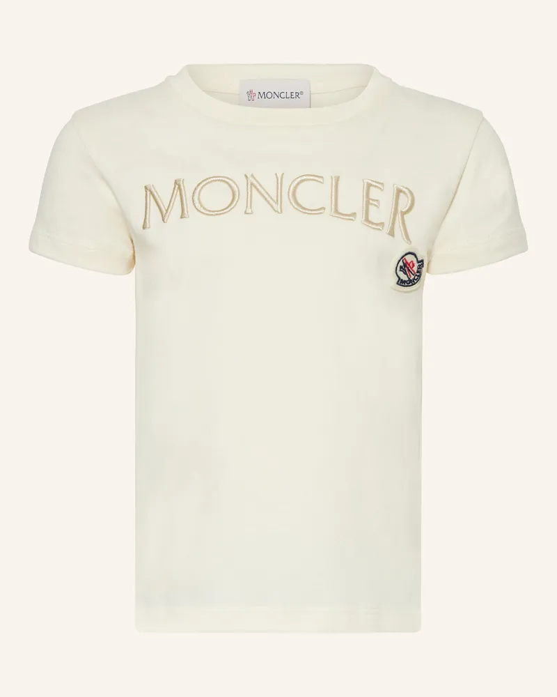 Moncler T-Shirt beige Creme