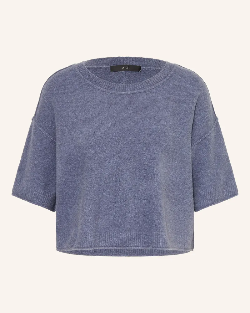 Oui  Strickshirt Blau