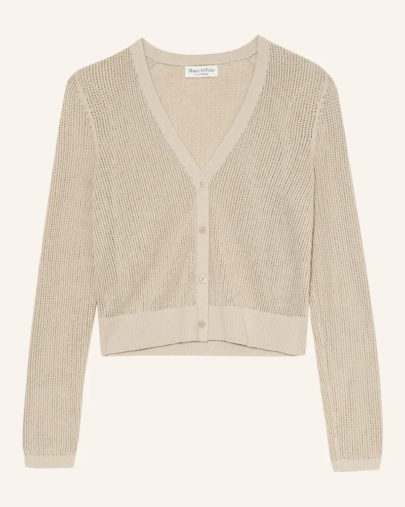 Marc O'Polo Strickjacke beige Hellbraun