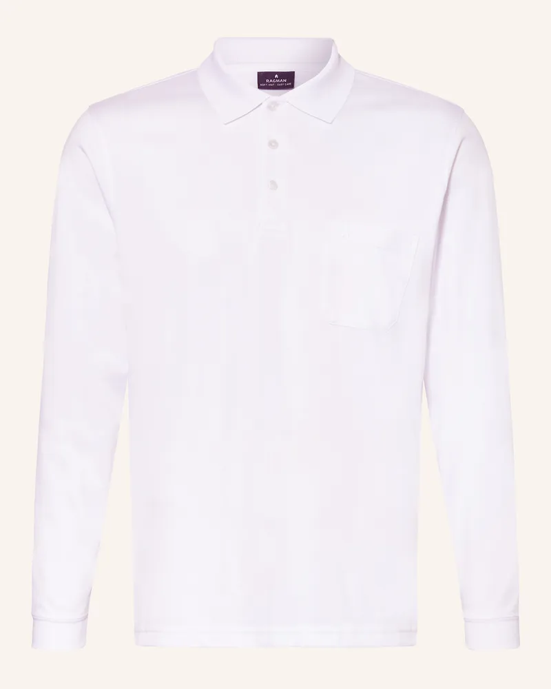Ragman Poloshirt Weiss