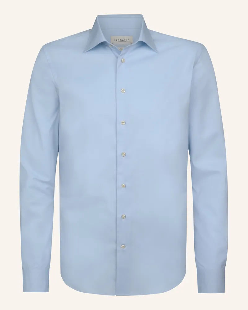Profuomo Hemd Slim Fit blau Blau