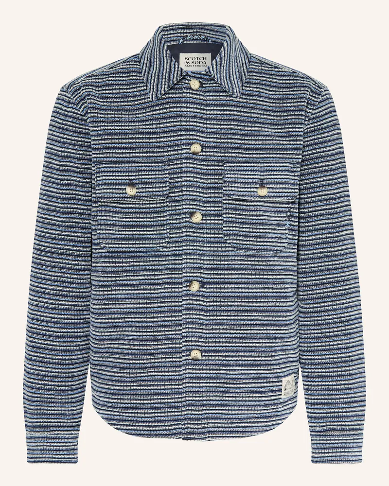 Scotch&Soda Overshirt Blau