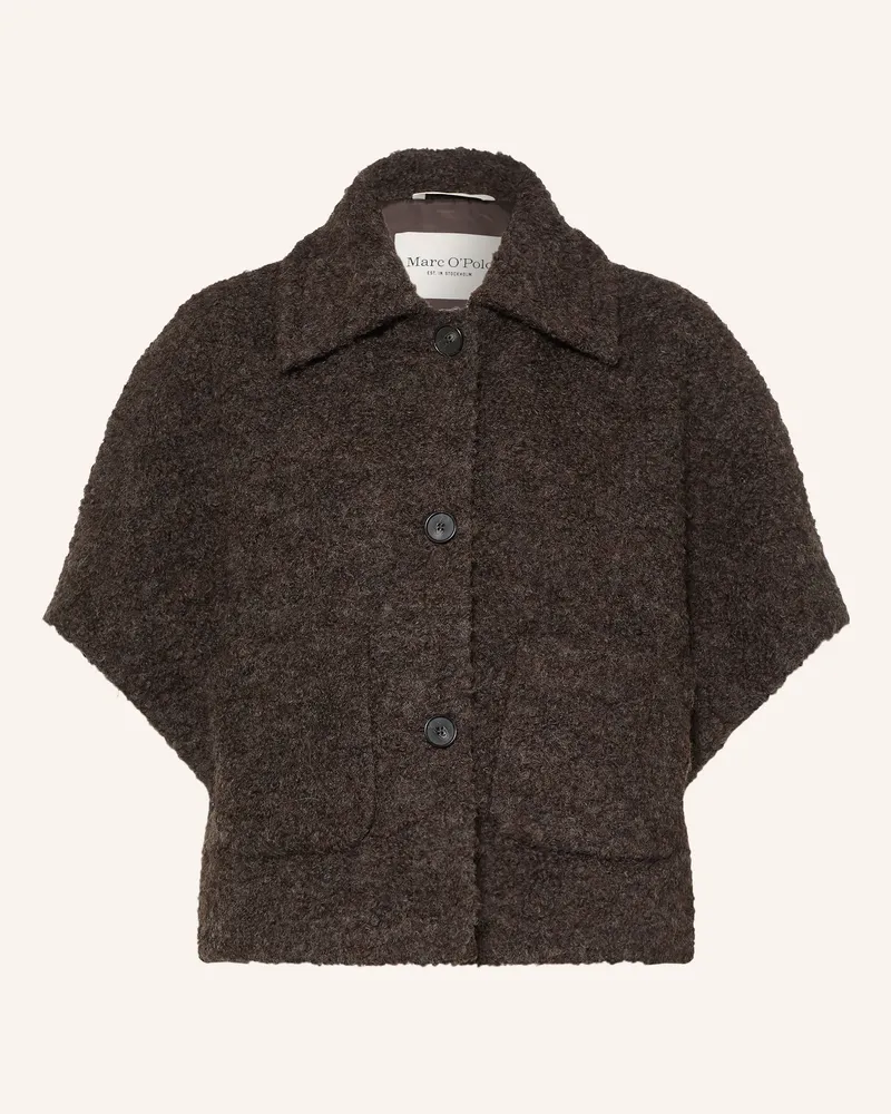 Marc O'Polo Bouclé-Cape braun Taupe