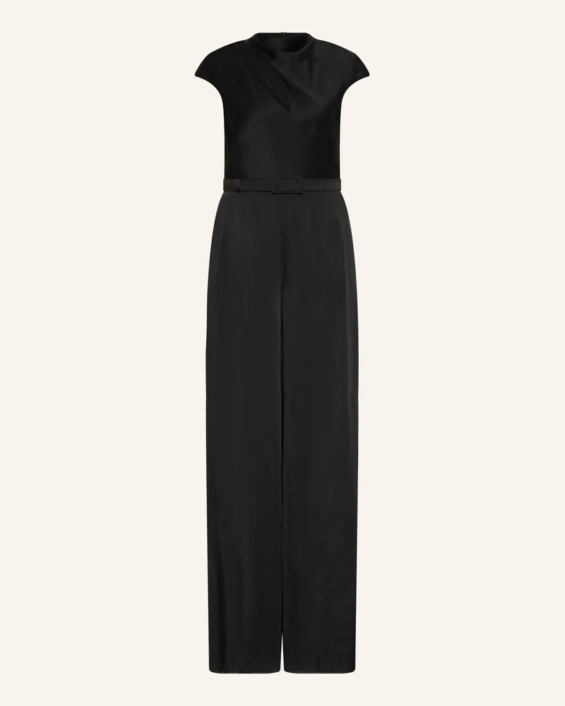 Max Mara Jumpsuit Vespa Aus Satin schwarz Schwarz