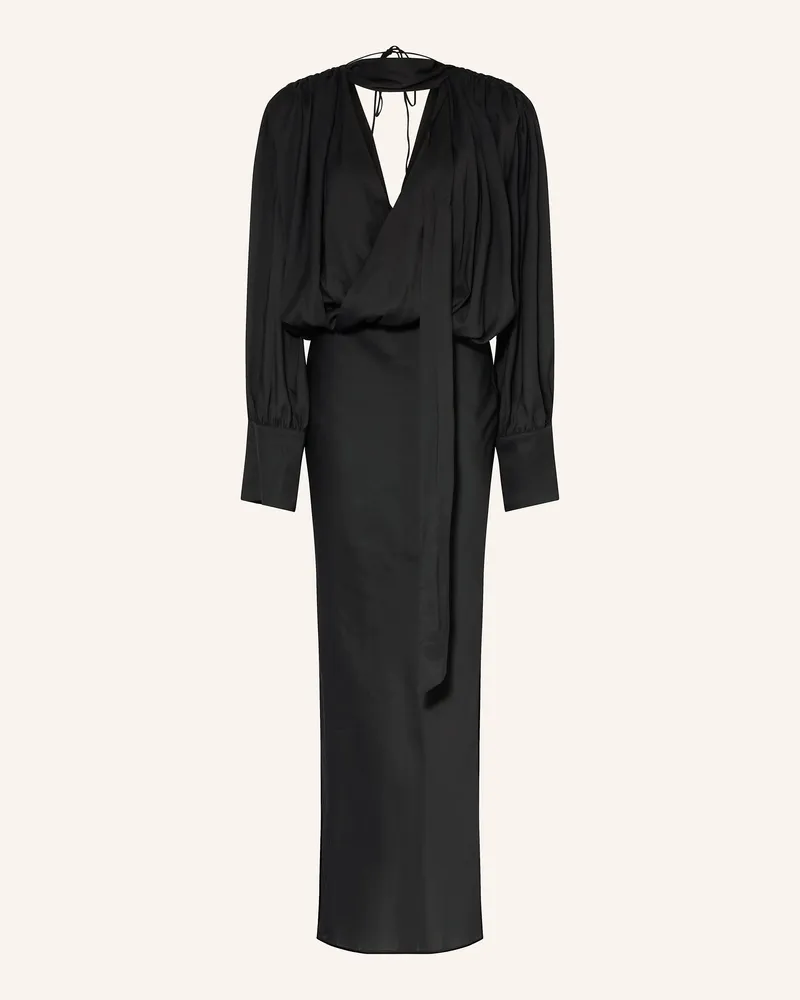 ROTATE Birger Christensen Kleid schwarz Schwarz