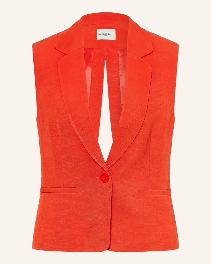 Claudie Pierlot Blazerweste orange Rot