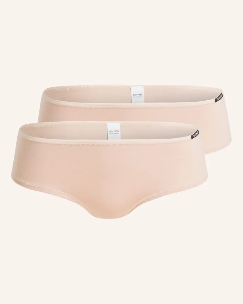 Skiny 2er-Pack Panties Advantage Cotton beige Nude