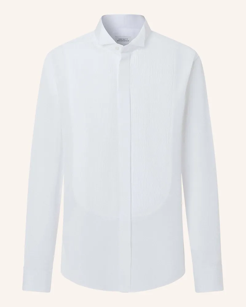 Hackett Freizeithemd Sr Eve Wing Pleat Dc weiss Weiss
