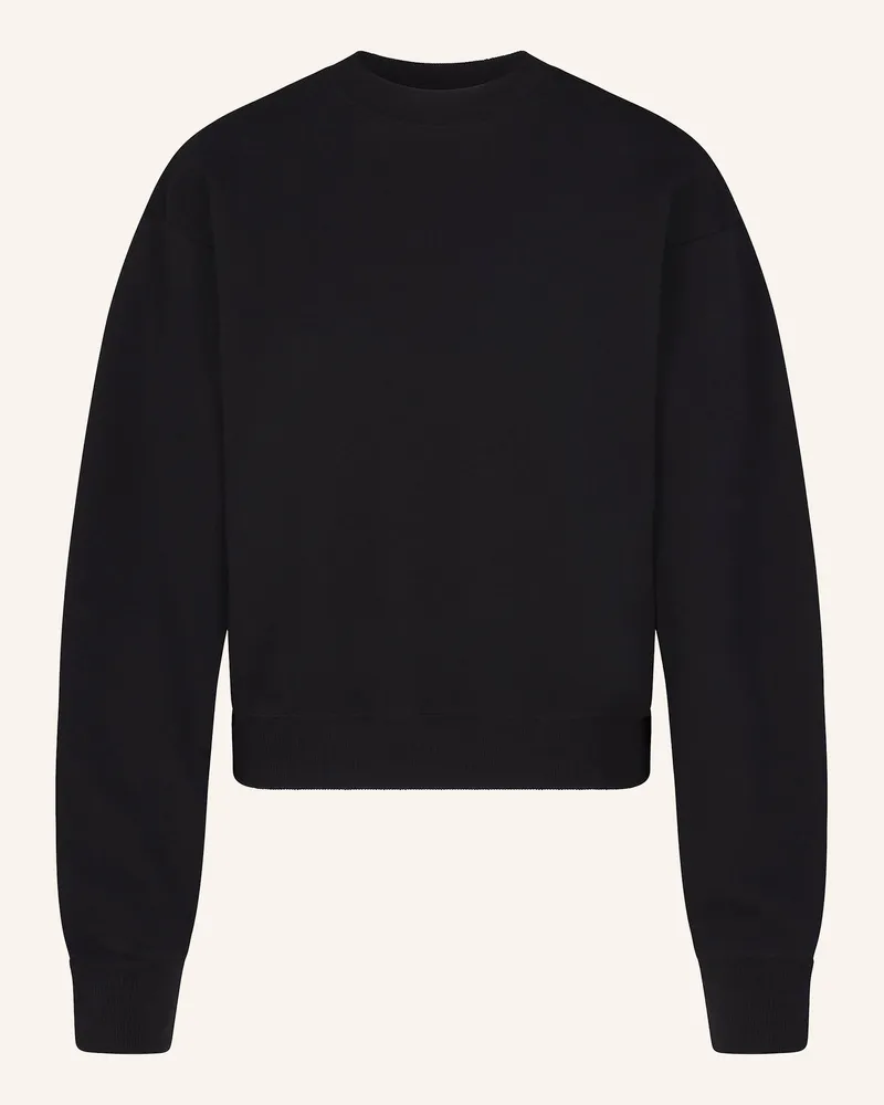SKIMS Lounge-Sweatshirt COTTON FLEECE Onyx
