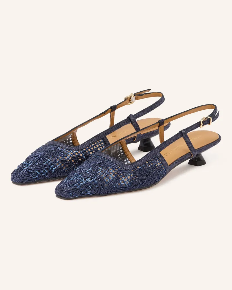 Pedro Miralles Slingpumps Airo blau Dunkelblau