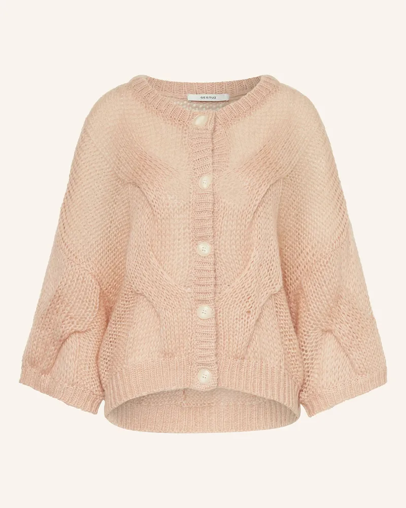 Gestuz Strickjacke GZZENIA mit 3/4-Arm Rosé